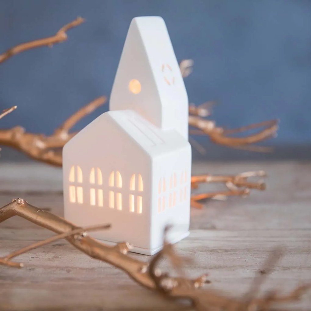 räder Porcelánový svietnik Church 18 cm