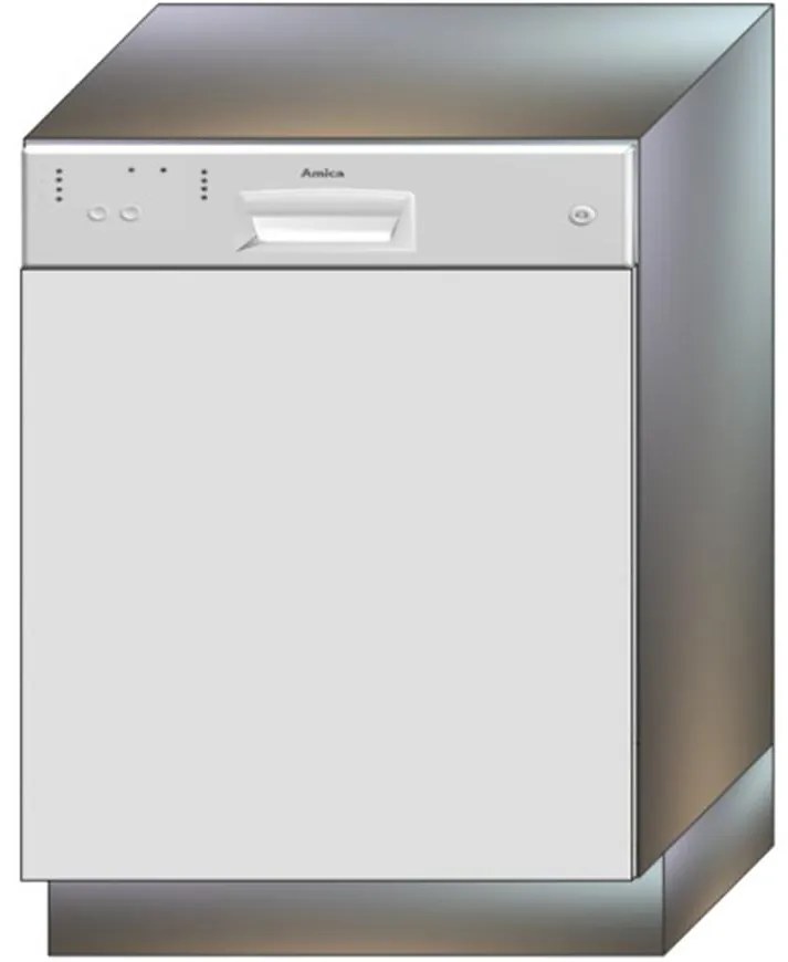 Dvierka na umývačku Bono 60po Biela Aljaška