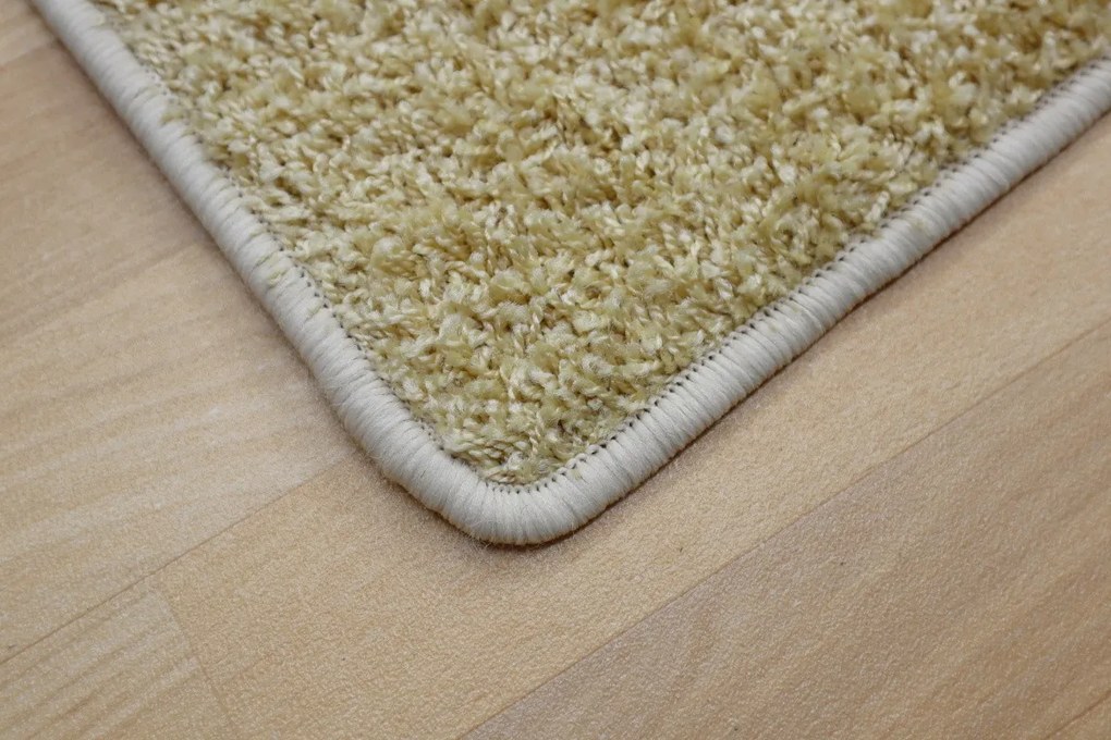 Vopi koberce Kusový koberec Color Shaggy béžový štvorec - 80x80 cm
