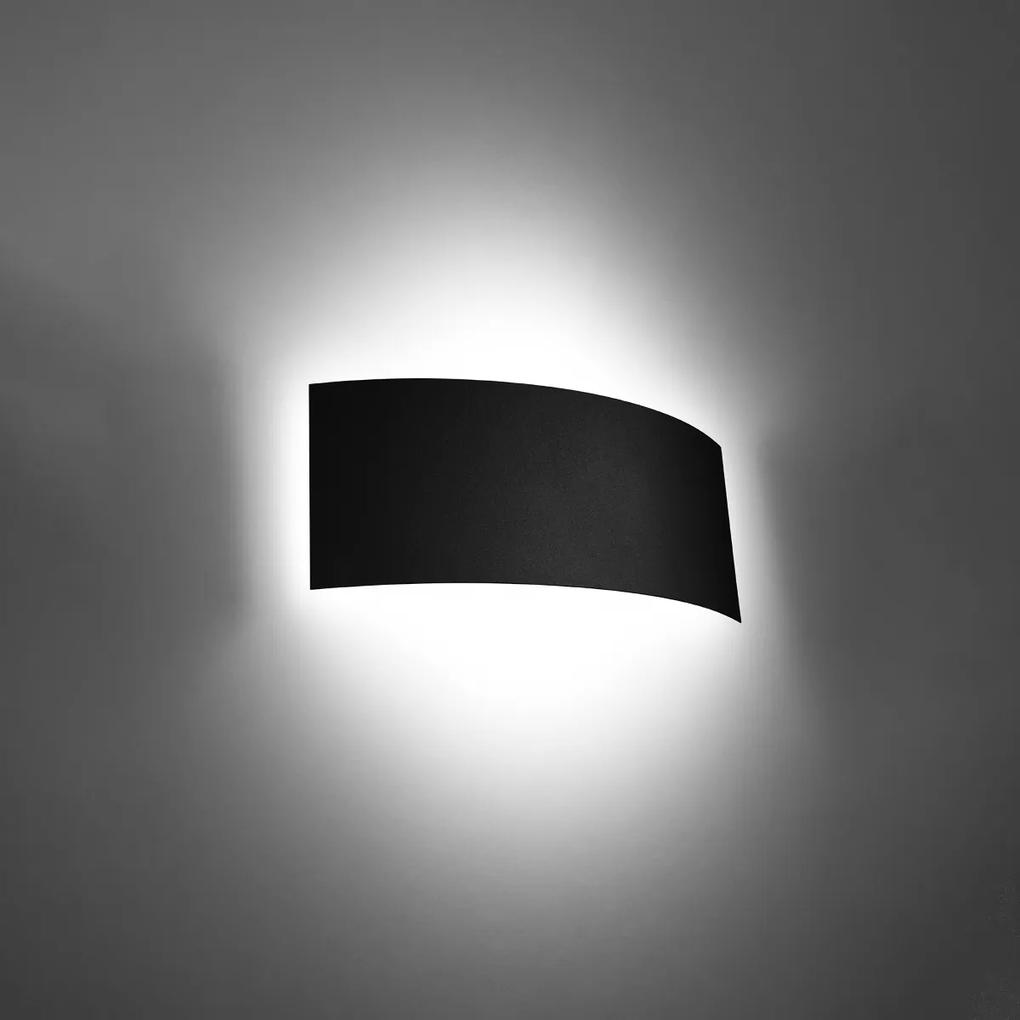 Sollux Lighting Nástenné svietidlo MAGNUS čierne
