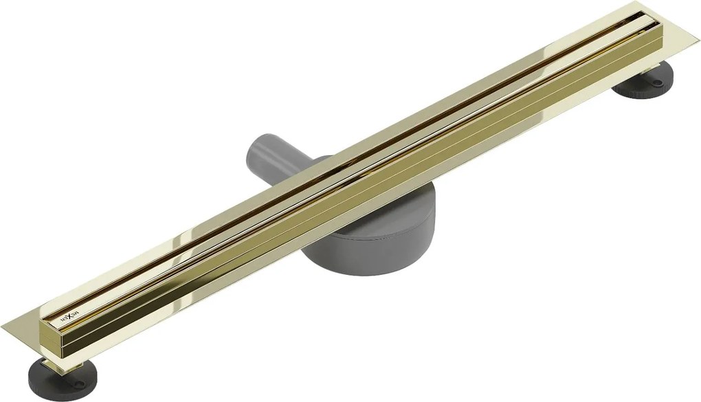 Sprchový žľab MAXMAX Mexen FLAT 360 SLIM - zlatý, 1541080