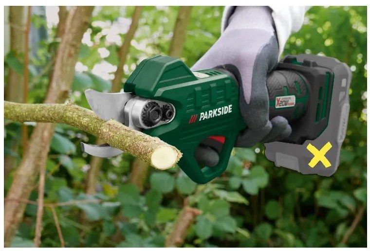 Parkside® Aku nožnice na konáre Paas 20-Li B1 – bez akumulátora (100387830)
