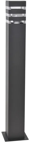 Stmievateľné LED RGBW vonkajšie svietidlo TEKSAS 1xE27/9W/230V 74 cm IP44 antracit