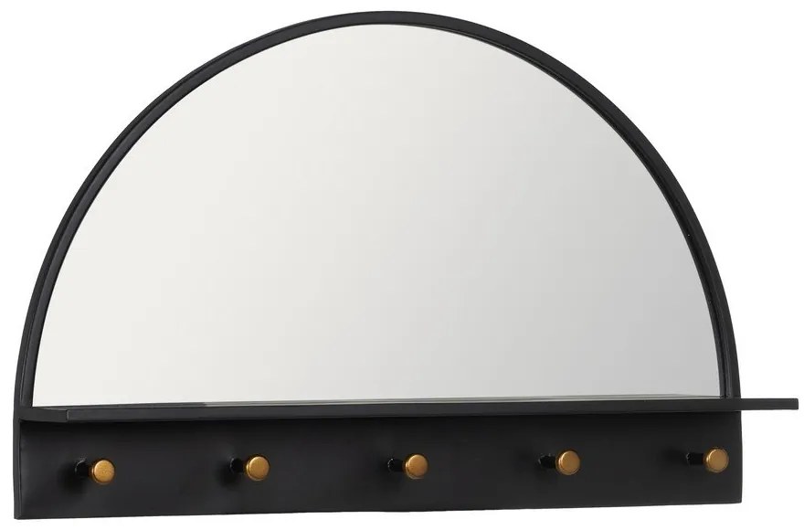 Nástenné zrkadlo s vešiakom 69x43 cm – Ixia