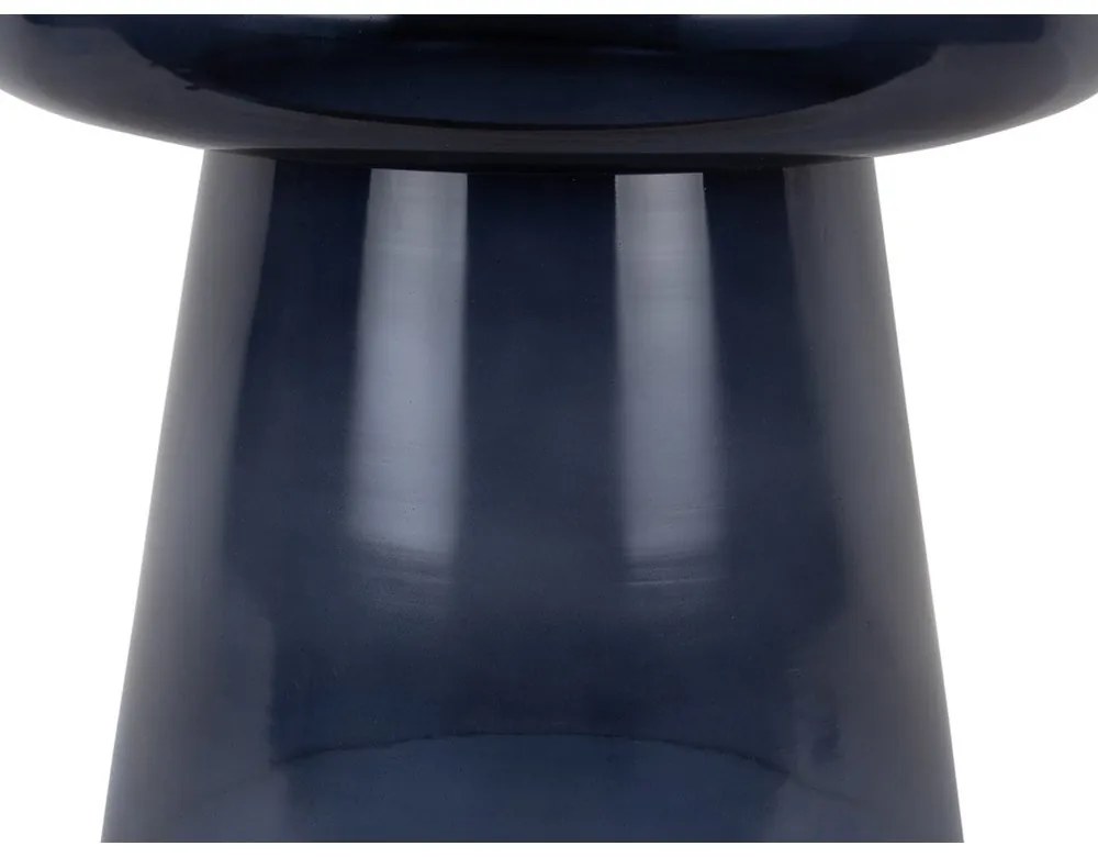 Sklenený okrúhly odkladací stolík ø 41 cm Simpleza – Leitmotiv