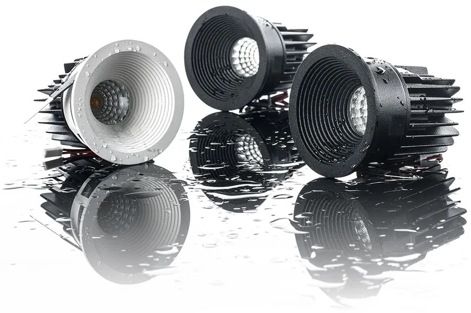 LED2 Vonkajšie zápustné bodové LED osvetlenie SPLASH, 7W, teplá biela, okrúhle, biele, IP54