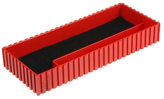 Plastová krabička na posuvné meradlo 35-250x100 mm, červená