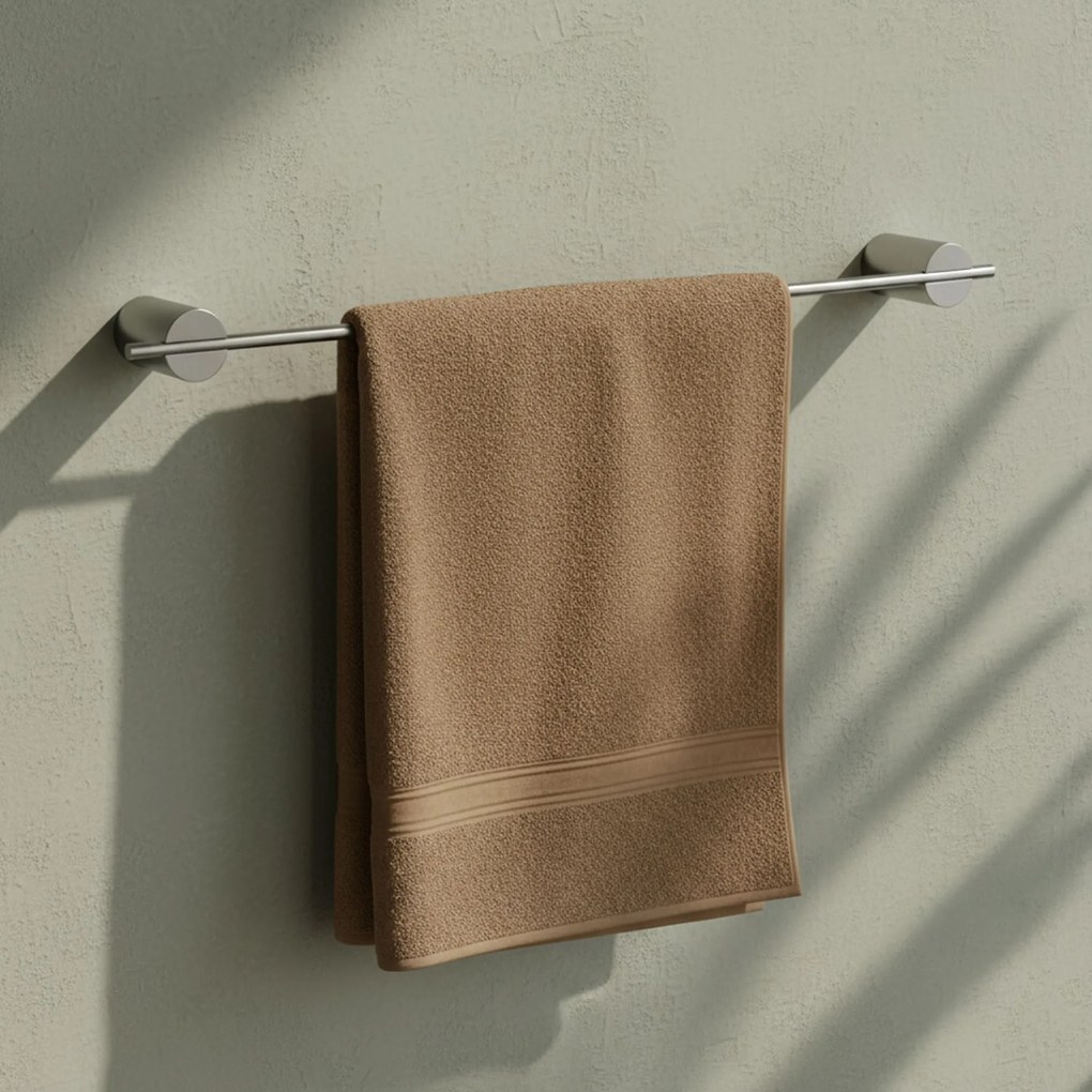 Rea Tomi, kúpeľňový vešiak na uteráky 60cm, brúsená oceľ, REA-88012