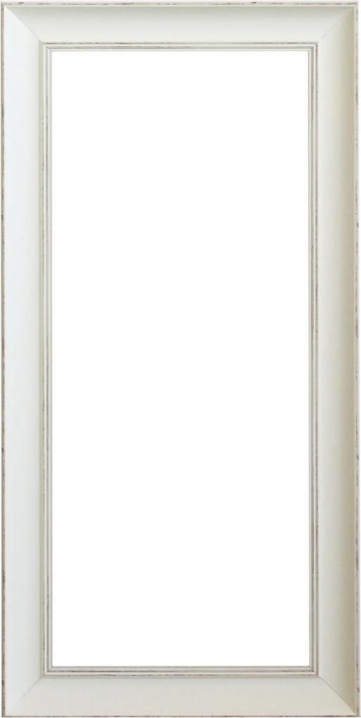 Bighome - Zrkadlo CHATILON 80x40 cm - biela