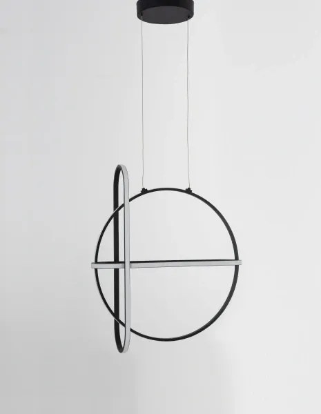 LED luster Arte 52 čierne
