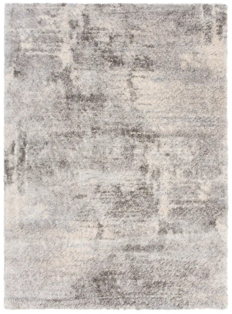 Kusový koberec shaggy Feride sivý, Velikosti 80x150cm