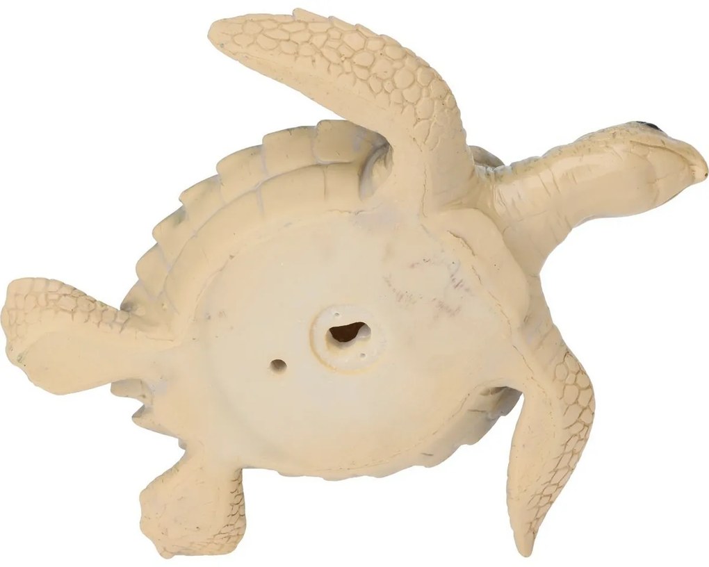 Nástenná dekorácia Korytnačka zelená, polyresin, 21 x 7 x 21,5 cm