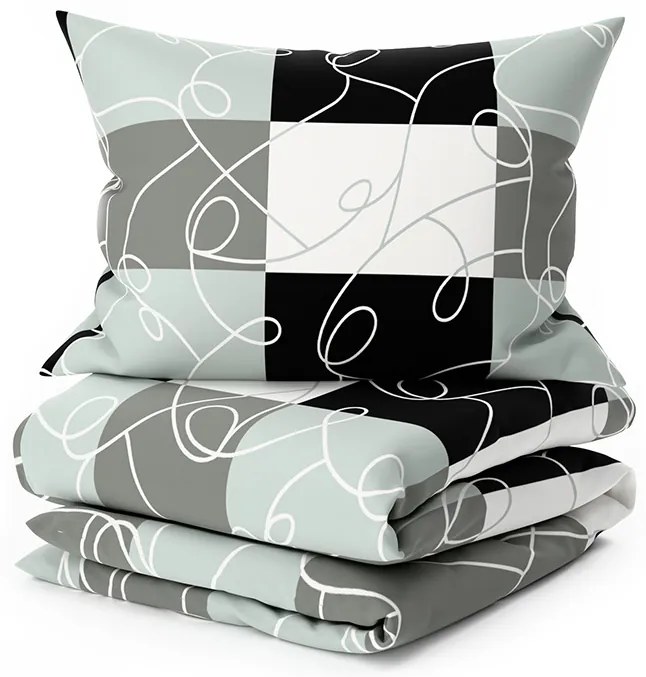 Bavlnené obliečky KASPARO BLEND sivé Rozmer obliečky: 70 x 90 cm | 140 x 200 cm