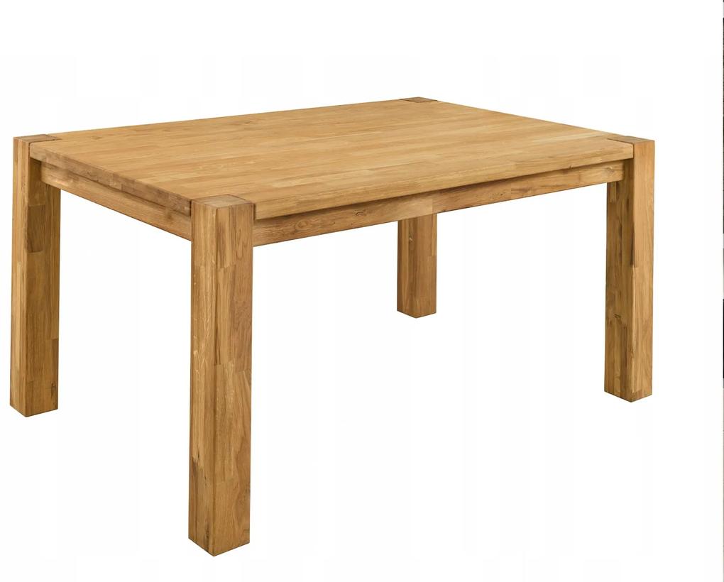 Dubový rozkladací stôl 90x160-260 cm Falun olej intenzívny
