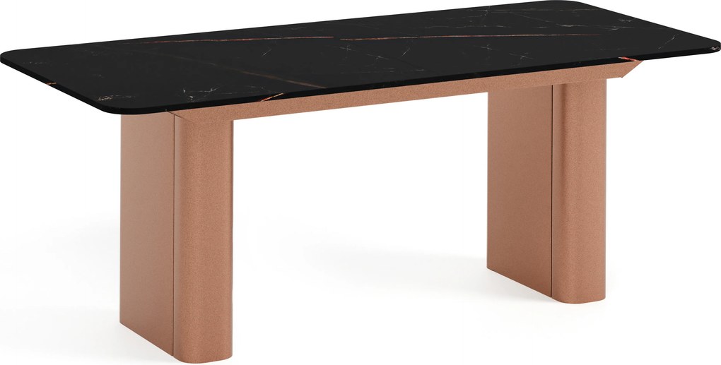 Moderný rozkladací jedálenský stôl VEDAT 180/276 - 200/296 cm Veľkosť stola: 180 - 276 cm