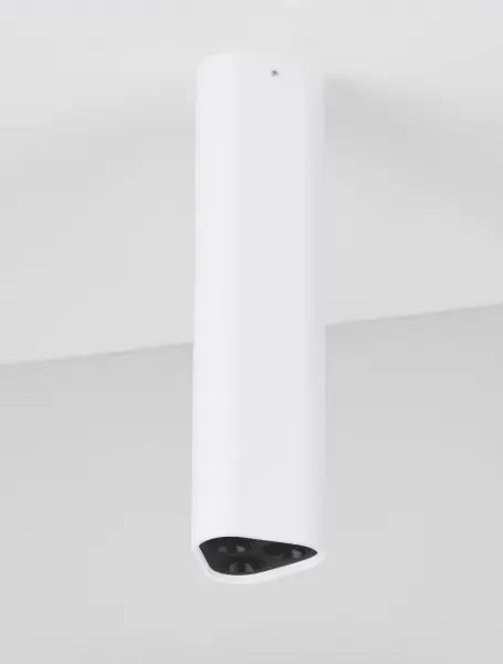 LED bielo-čierne dizajnové stropné svietidlo Etho 20