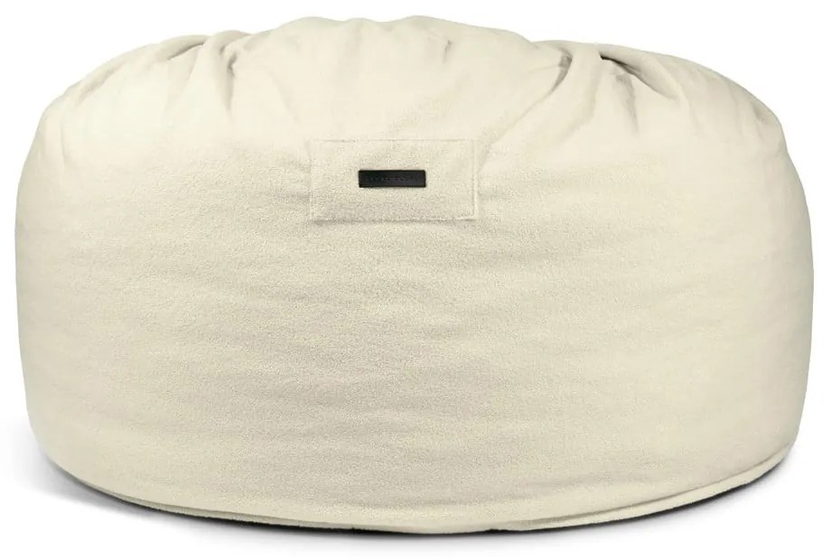 Hnedý sedací vak z textílie buklé Om 135 – SLOWDOWN