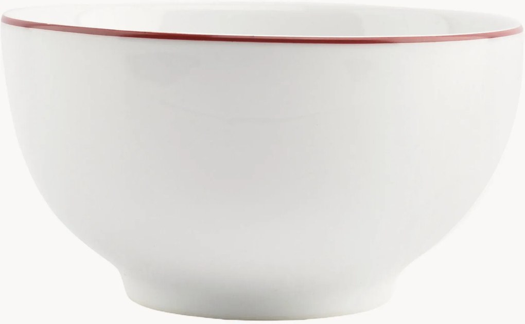 Malé porcelánové misky Basic White, 6 ks