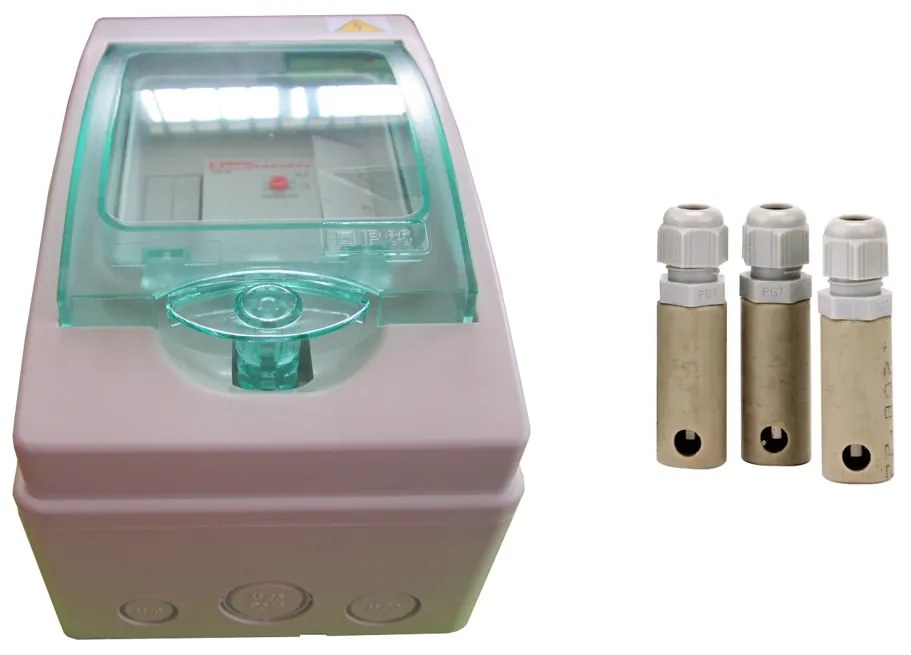 Elektronické automatické monitorovanie hladiny v rozvádzači + 3x sonda