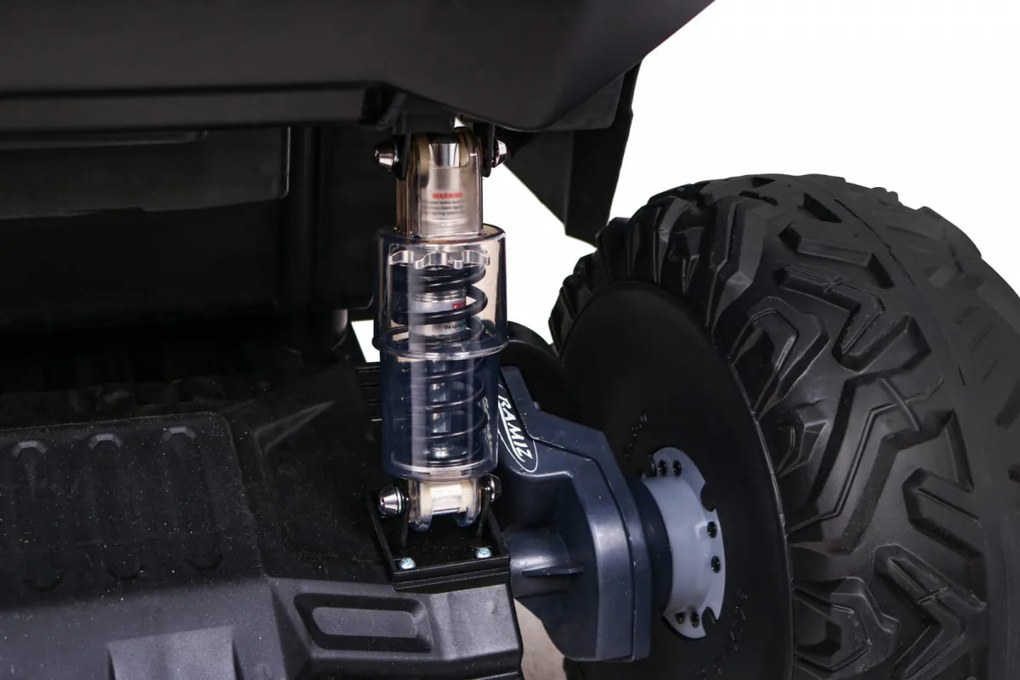 Ramiz Buggy UTV Off-roader pre deti Zelená + diaľkové ovládanie + nosič batožiny + pomalý štart + EVA + MP3 LED