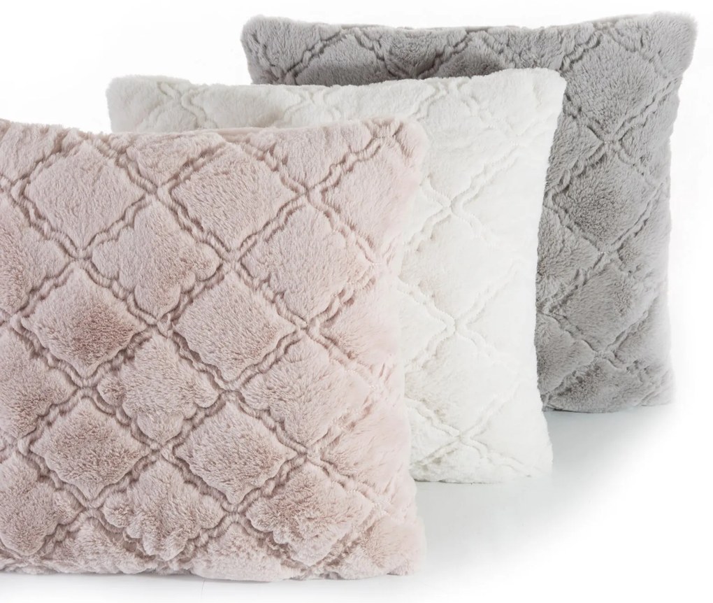 DEKORAČNÁ OBLIEČKA NA VANKÚŠ GIAN45X45 CM SVETLORUŽOVÁ