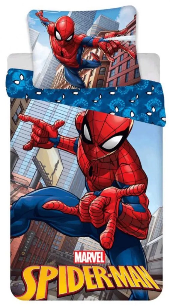 Obliecky Disney Spiderman 140x200cm+90x70cm Setino