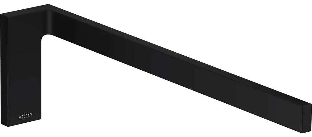 AXOR Universal Rectangular vešiak na uterák, dĺžka 380 mm, matná čierna, 42626670