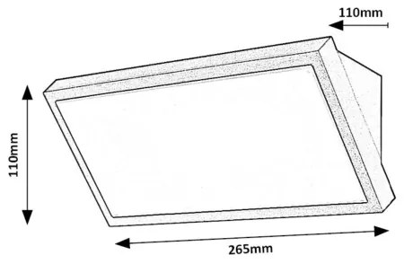 Rabalux 77150 - LED Vonkajšie nástenné svietidlo RAPLA LED/18W/230V IP65