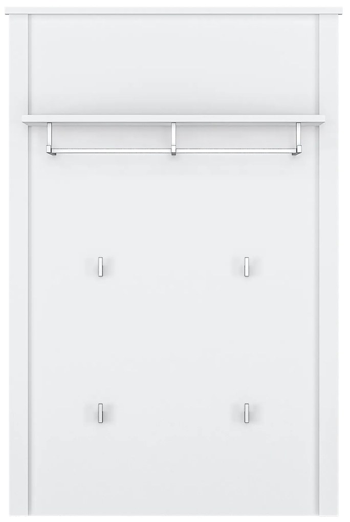 Vešiakový panel 80, biela, OLJE