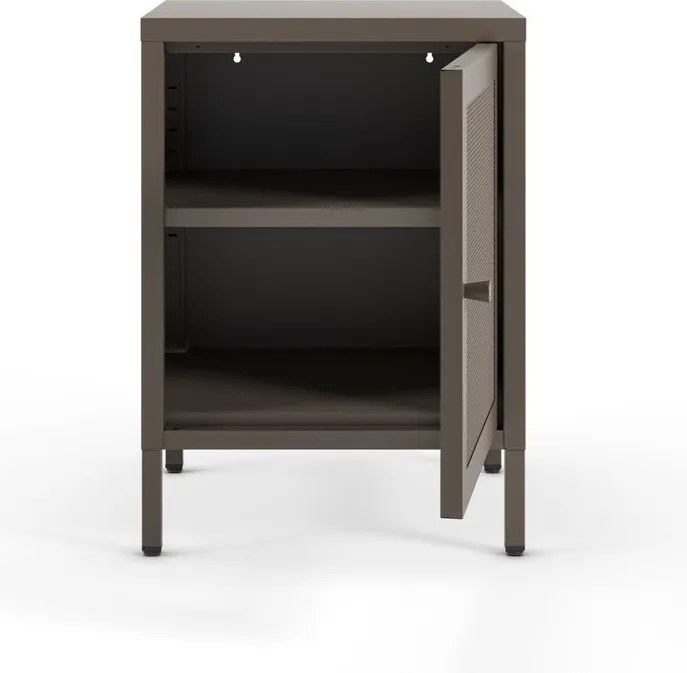 Sivý nočný stolík Fayna – Marckeric