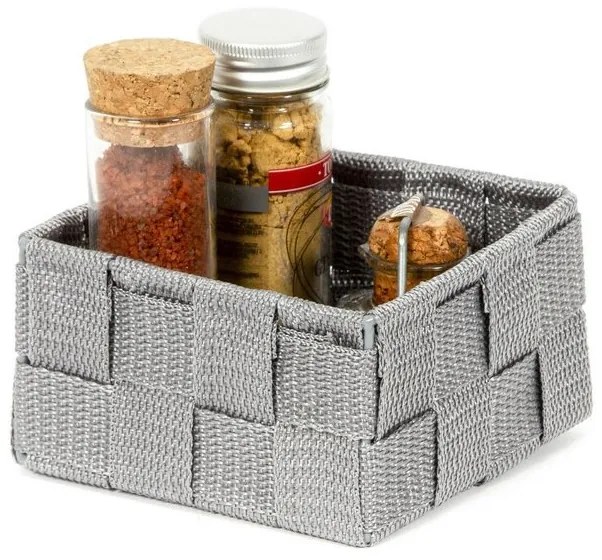 Úložný organizér Compactor TEX 12 x 12 x 7 cm, biela