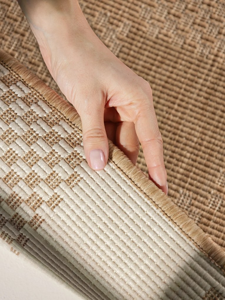Ted Baker, Kusový koberec Ted Baker Haringey 106386 Natural White, 160x230, béžová, chodba / predsieň