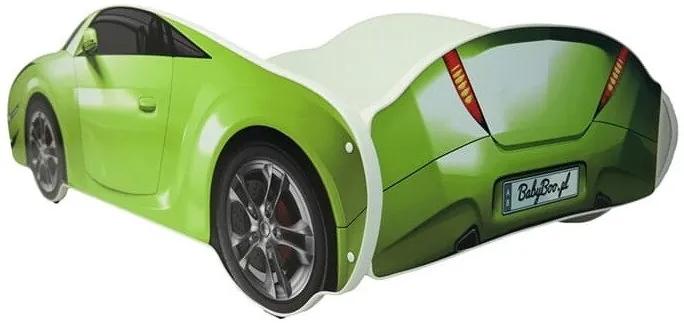 Raj posteli Detská posteľ " AUTO S CAR " 160/80 cm zelena
