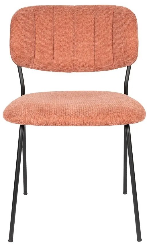 Jedálenské stoličky v súprave 2 ks v lososovej farbe Jolien - White Label