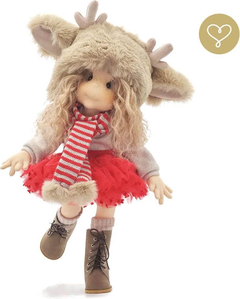 Kostým pre bábiku Lullu – zimná rozprávka plná detailov