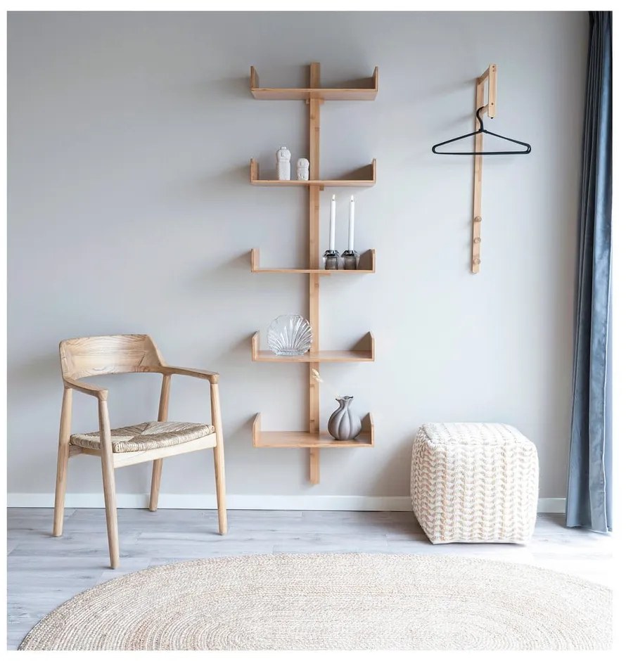 Bielo-béžový taburet Vapi – House Nordic