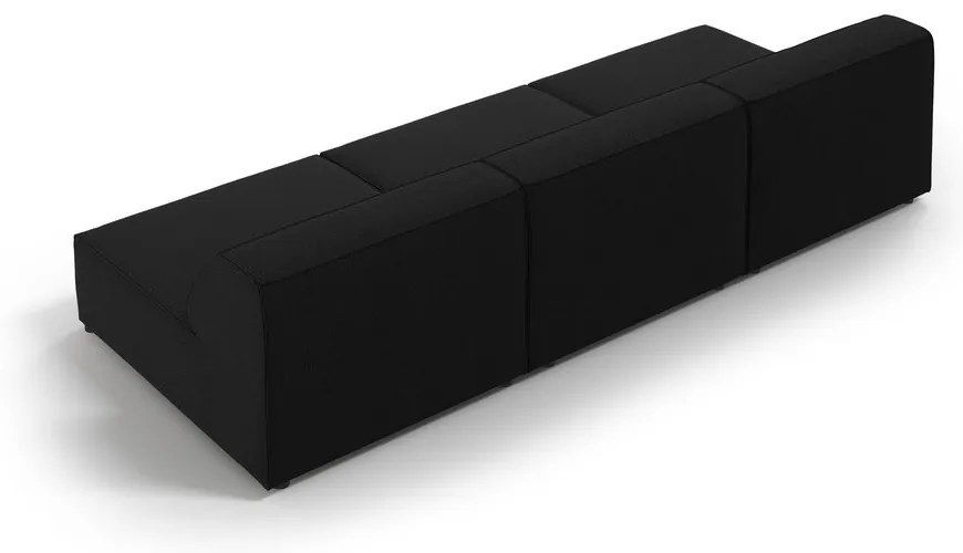 Čierna pohovka 240 cm Jodie - Micadoni Home