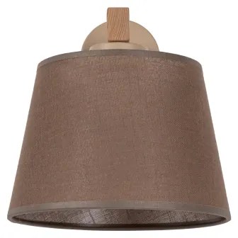 Brilagi - Nástenné svietidlo LATTE SABIA 1xE27/15W/230V borovica/hnedá