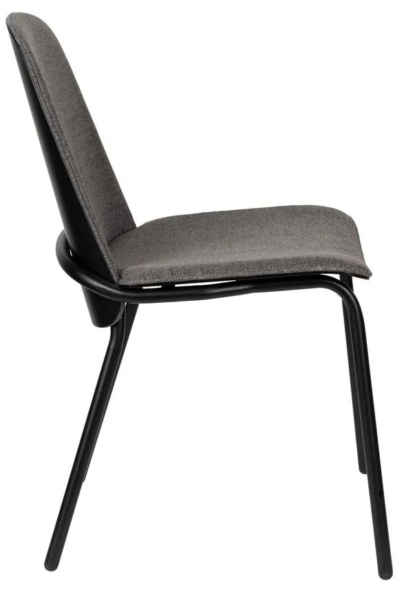 Tmavosivé jedálenské stoličky v súprave 2 ks Clip - Zuiver