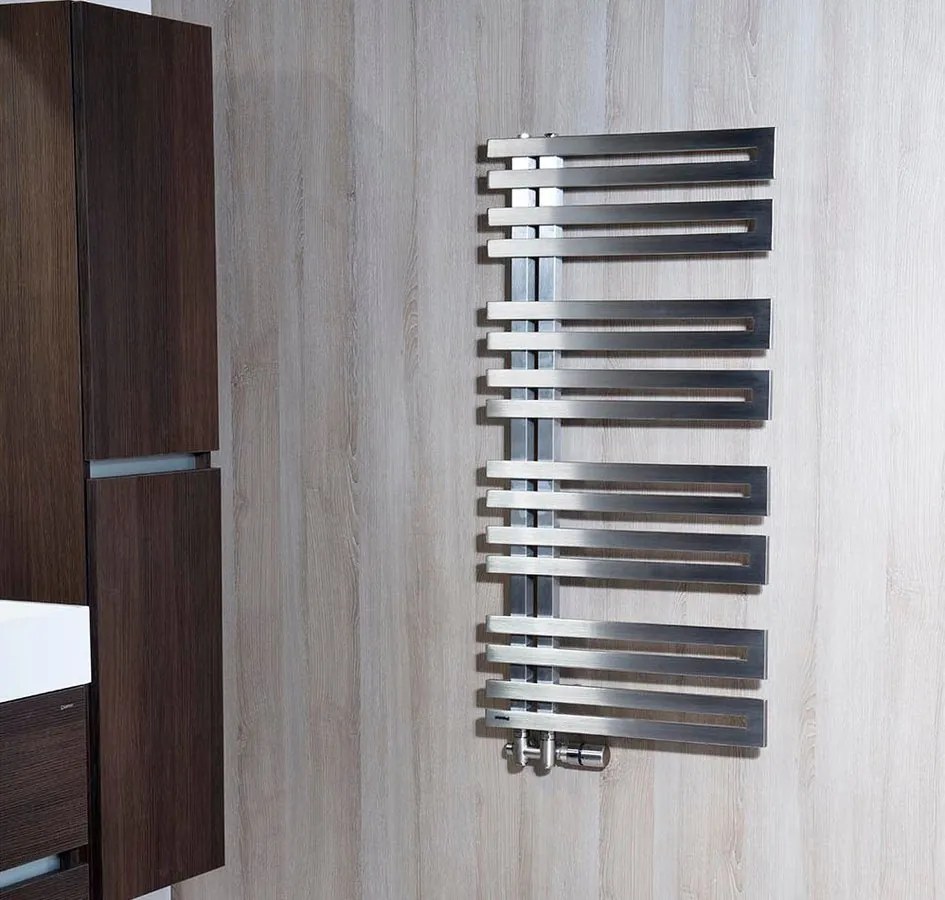 Sapho, VOLGA vykurovacie teleso 500x1500mm, 465W, brúsená nerez, NR515