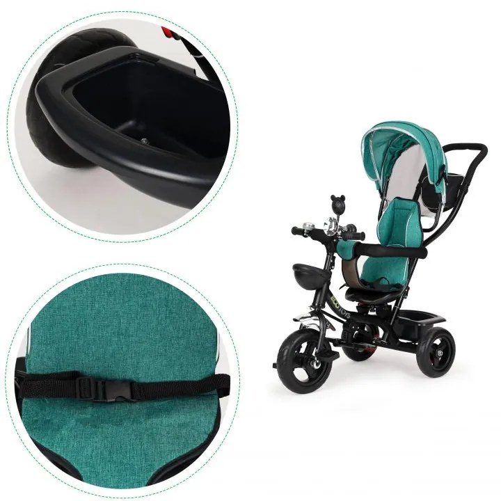 Mätová trojkolka s otočným sedadlom, Ecotoys