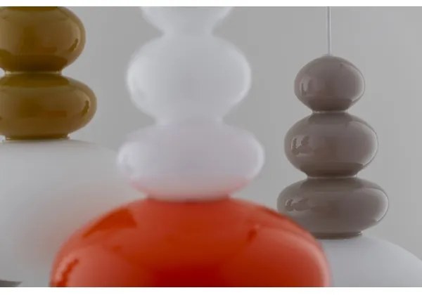 Argon 8822 - Luster na lanku DIEGO 1xGU10/5W/230V biela/oranžová