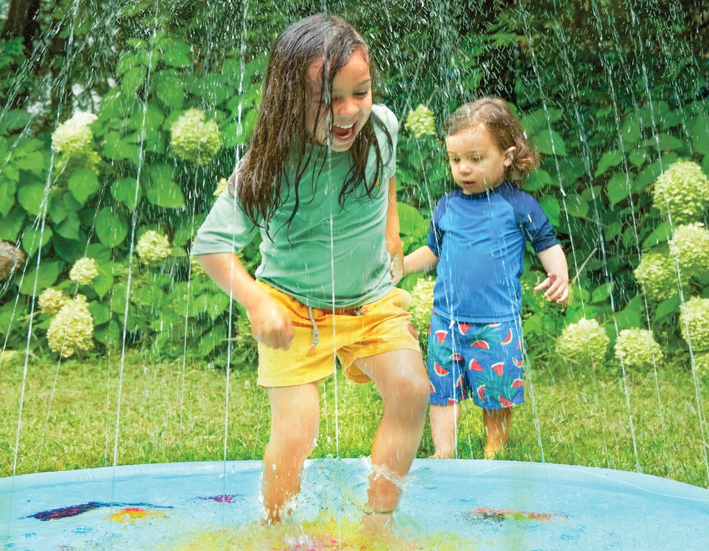 Striekacia hracia podložka Splish 'n' Splash