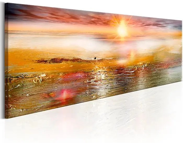 Obraz - Orange Sea Veľkosť: 135x45, Verzia: Standard