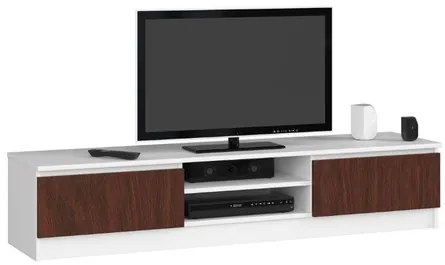 TV stolík RTV 160 biela/wenge