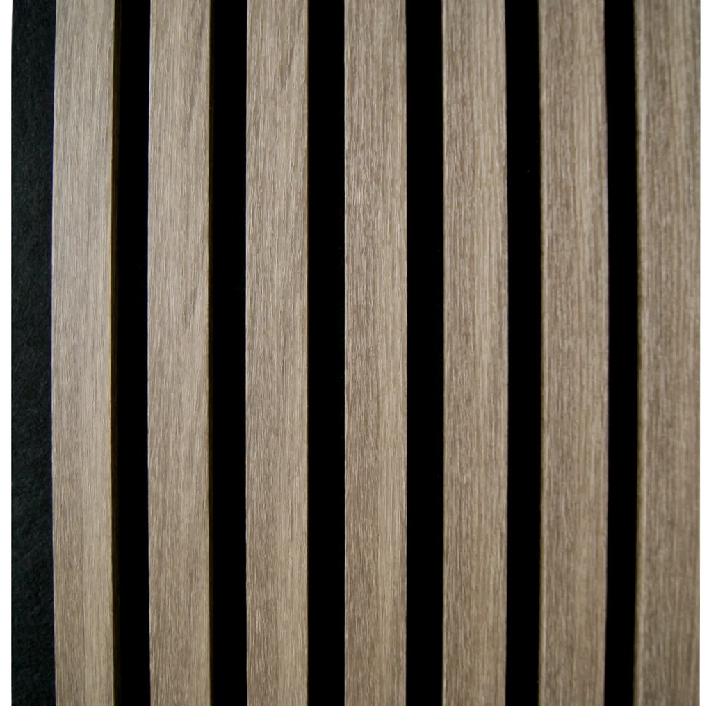 3D Drevené lamely na stenu 275x30 cm - SANTALOVÉ DREVO