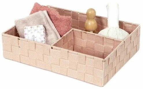 Compactor Organizér na bielizeň a doplnky TEX M, 32 x 25 x 8 cm, růžová
