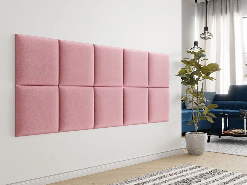 Čalúnený stenový panel Pag 42x42, Farba čalúnenia:: ekokoža Soft 017 (biela)