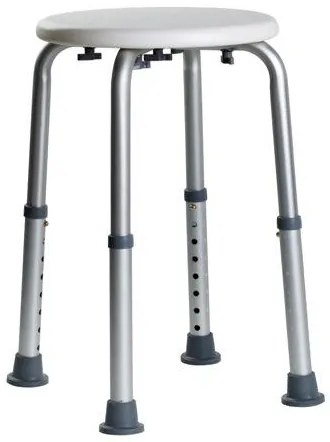 OKRÚHLA "PRO" TABURETKA, BIELA