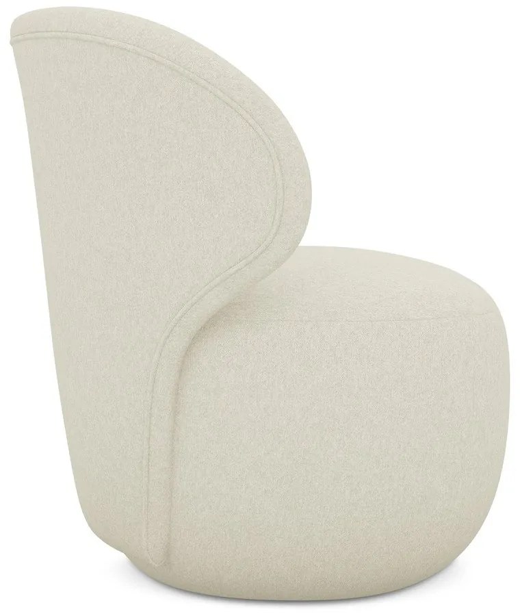 Krémovobiele kreslo Kama – Makamii